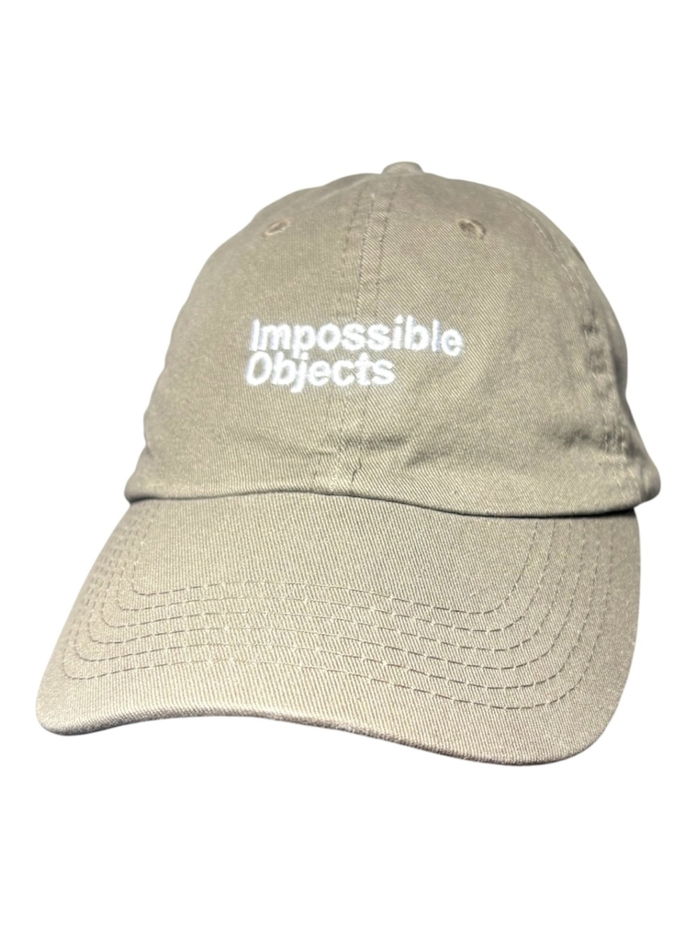 Impossible Objects Embroidered Baseball Grey Cap